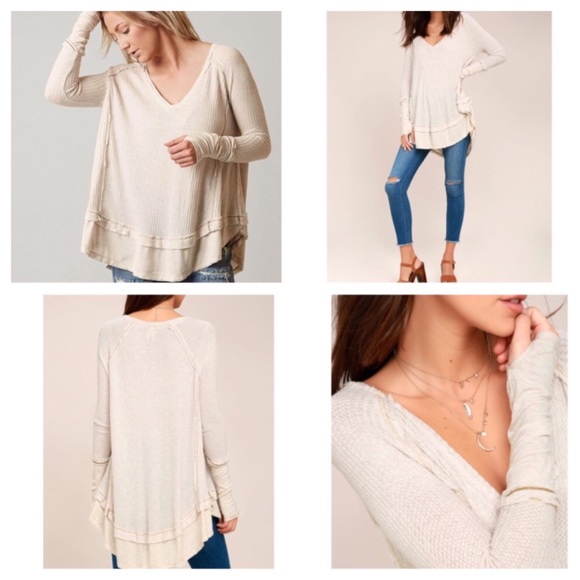 Free People Laguna Thermal Top.  NWT. - Picture 2 of 7